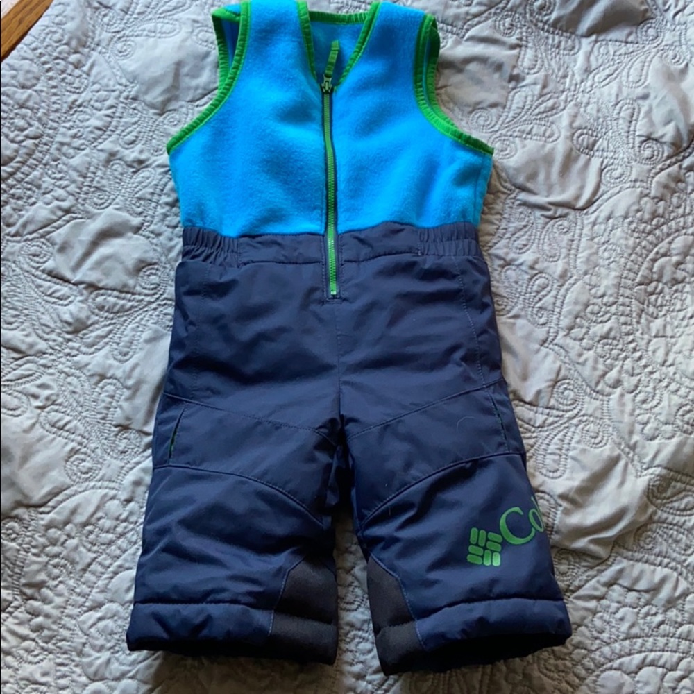 COPY - Boys Colombia snow bib pant 12M